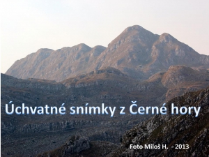 009 Čern&aacute; Hora - Crna Gora - Montenegro